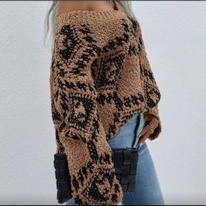 Tribal print sweater
